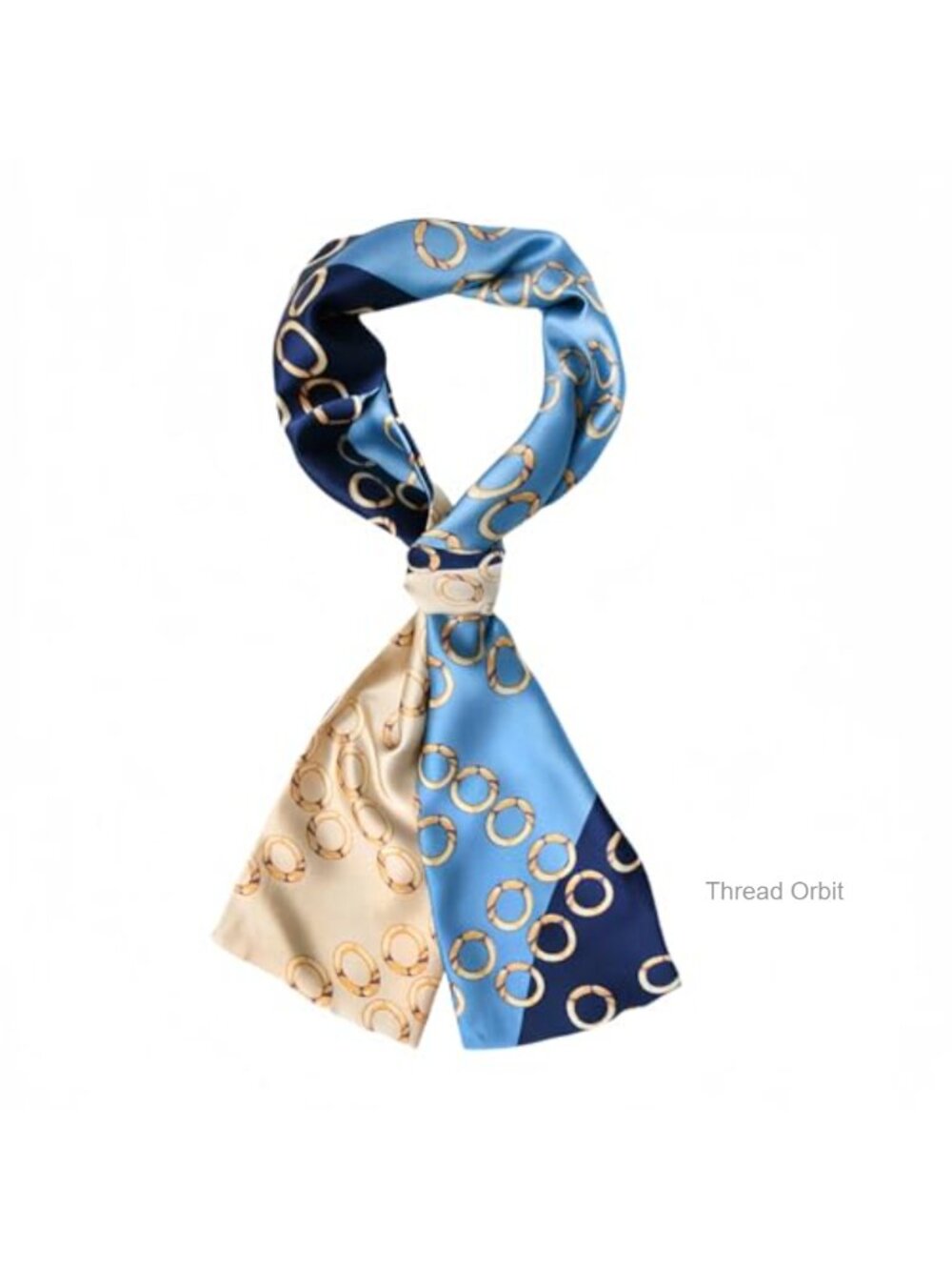 Like Silk Neck Head Scarf Satin Hair Scarf Lightweight Fashion Neck Tie